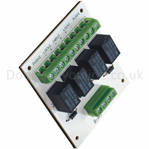 Two door interlock relay